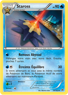 Carte Pokémon Staross 30/162 Peu commune Impulsion TURBO