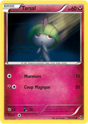 Carte Pokémon Tarsal 100/162 Commune Impulsion TURBO