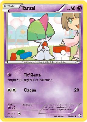 Carte Pokémon Tarsal 68/162 Commune Impulsion TURBO