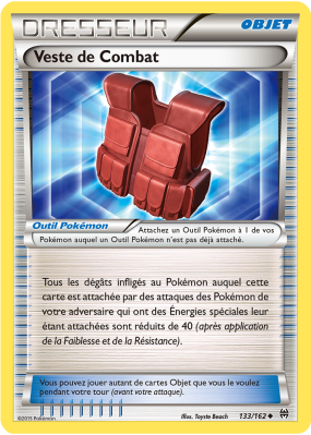 Carte Pokémon Veste de Combat 133/162 Peu commune Impulsion TURBO