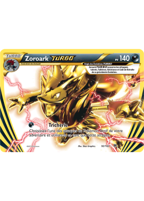 Carte Pokémon Zoroark TURBO 92/162 Turbo Impulsion TURBO