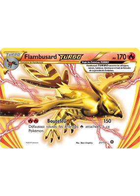 Carte Pokémon Flambusard TURBO 21/114 Turbo Offensive Vapeur