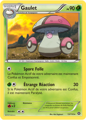Carte Pokémon Gaulet 13/114 Rare Offensive Vapeur