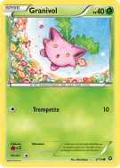 Carte Pokémon Granivol 3/114 Commune Offensive Vapeur