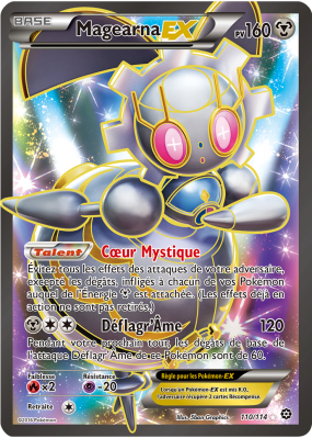 Carte Pokémon Magearna-EX 110/114 Ultra Rare Offensive Vapeur