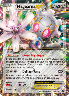 Carte Pokémon Magearna-EX 75/114 Ultra Rare Offensive Vapeur