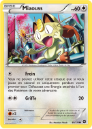 Carte Pokémon Miaouss 88/114 Commune Offensive Vapeur