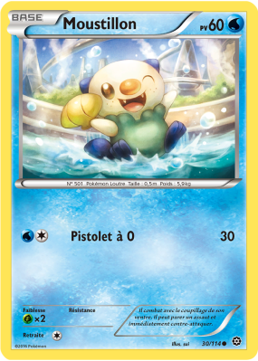 Carte Pokémon Moustillon 30/114 Commune Offensive Vapeur