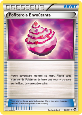 Carte Pokémon Pofiterole Envoûtante 99/114 Peu commune Offensive Vapeur