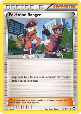Carte Pokémon Pokémon Ranger 104/114 Peu commune Offensive Vapeur