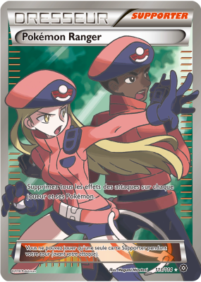 Carte Pokémon Pokémon Ranger 113/114 Ultra Rare Offensive Vapeur