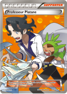 Carte Pokémon Professeur Platane 114/114 Ultra Rare Offensive Vapeur