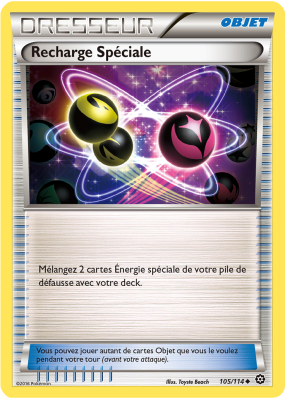 Carte Pokémon Recharge Spéciale 105/114 Peu commune Offensive Vapeur
