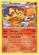 Carte Pokémon Simiabraz 20/114 Holographique Offensive Vapeur