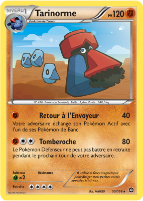 Carte Pokémon Tarinorme 55/114 Rare Offensive Vapeur