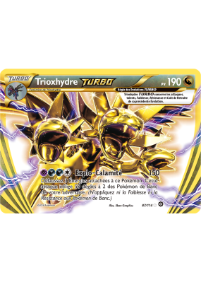 Carte Pokémon Trioxhydre TURBO 87/114 Turbo Offensive Vapeur