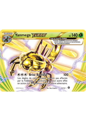 Carte Pokémon Yanmega TURBO 8/114 Turbo Offensive Vapeur