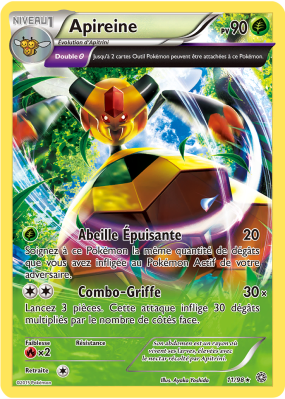 Carte Pokémon Apireine 11/98 Rare Origines Antiques