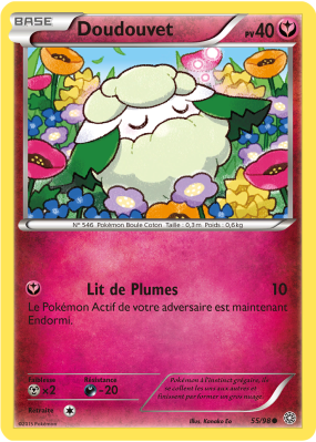 Carte Pokémon Doudouvet 55/98 Commune Origines Antiques