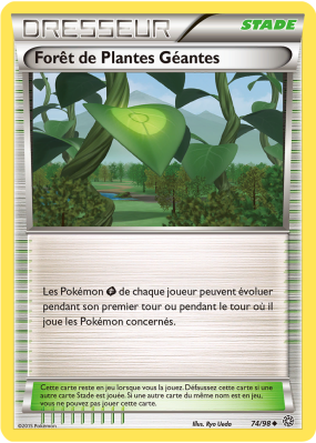 Carte Pokémon Forêt de Plantes Géantes 74/98 Peu commune Origines Antiques