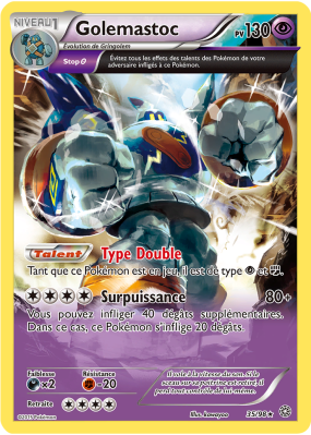 Carte Pokémon Golemastoc 35/98 Rare Origines Antiques