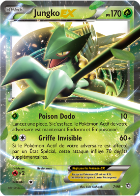 Carte Pokémon Jungko-EX 7/98 Ultra Rare Origines Antiques