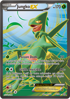 Carte Pokémon Jungko-EX 84/98 Ultra Rare Origines Antiques