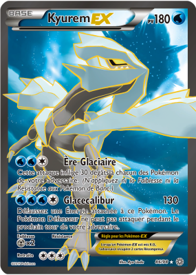 Carte Pokémon Kyurem-EX 86/98 Ultra Rare Origines Antiques
