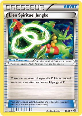 Carte Pokémon Lien Spirituel Jungko 80/98 Peu commune Origines Antiques