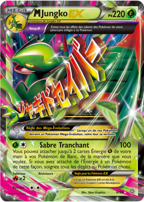 Carte Pokémon M-Jungko-EX 8/98 Ultra Rare Origines Antiques