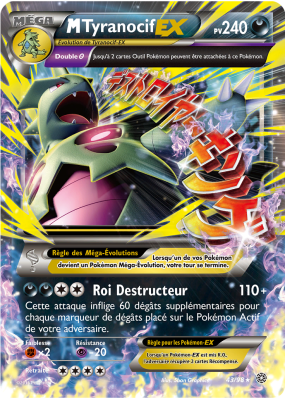 Carte Pokémon M-Tyranocif-EX 43/98 Ultra Rare Origines Antiques
