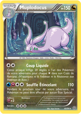 Carte Pokémon Muplodocus 60/98 Holographique Origines Antiques