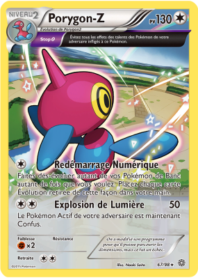 Carte Pokémon Porygon-Z 67/98 Holographique Origines Antiques