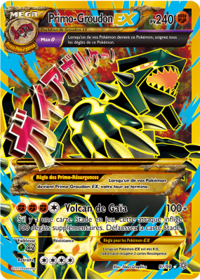 Carte Pokémon Primo-Groudon-EX 97/98 Ultra Rare Origines Antiques
