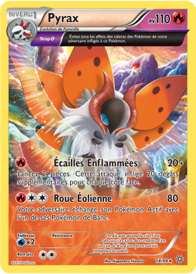 Carte Pokémon Pyrax 18/98 Rare Origines Antiques