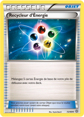 Carte Pokémon Recycleur d'Énergie 72/98 Peu commune Origines Antiques