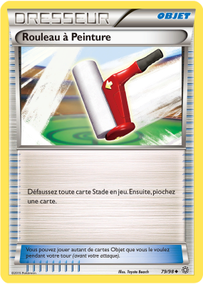 Carte Pokémon Rouleau à Peinture 79/98 Peu commune Origines Antiques