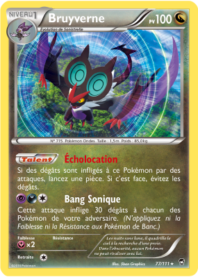 Carte Pokémon Bruyverne 77/111 Holographique Poings Furieux