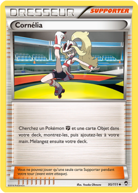 Carte Pokémon Cornélia 95/111 Peu commune Poings Furieux