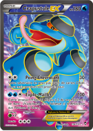 Carte Pokémon Crapustule-EX 106/111 Ultra Rare Poings Furieux