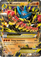 Carte Pokémon M-Lucario-EX 55/111 Ultra Rare Poings Furieux