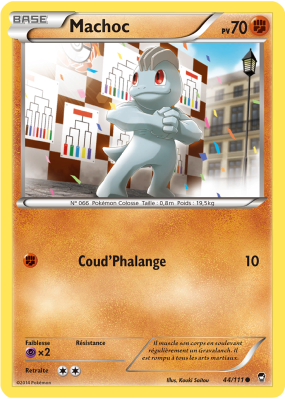 Carte Pokémon Machoc 44/111 Commune Poings Furieux