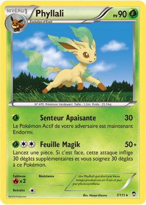 Carte Pokémon Phyllali 7/111 Rare Poings Furieux