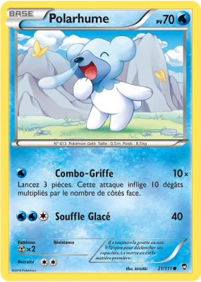 Carte Pokémon Polarhume 21/111 Commune Poings Furieux