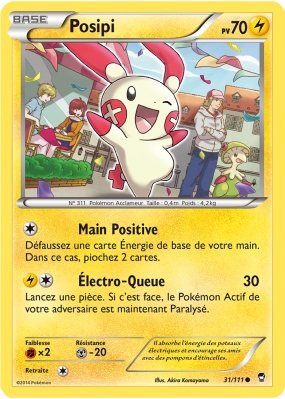 Carte Pokémon Posipi 31/111 Commune Poings Furieux