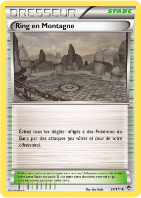 Carte Pokémon Ring en Montagne 97/111 Peu commune Poings Furieux