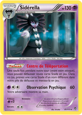 Carte Pokémon Sidérella 41/111 Rare Poings Furieux