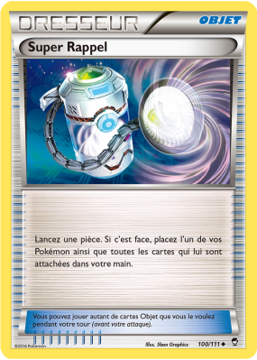 Carte Pokémon Super Rappel 100/111 Peu commune Poings Furieux