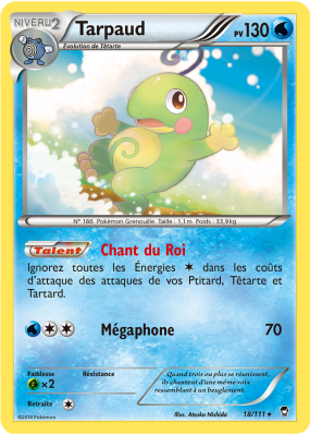 Carte Pokémon Tarpaud 18/111 Rare Poings Furieux