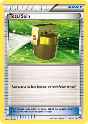 Carte Pokémon Total Soin 93/111 Peu commune Poings Furieux